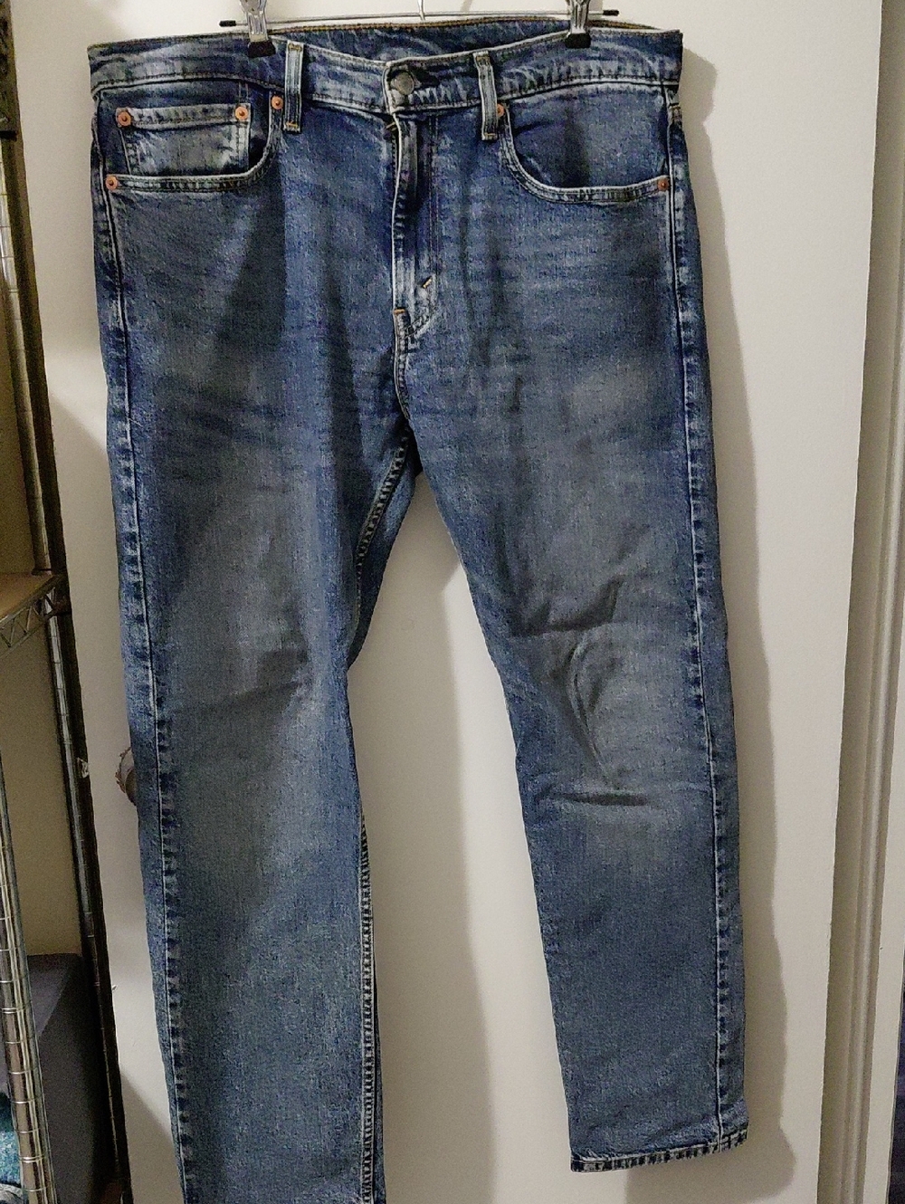 Levi's Men's Straight Leg Denim Jeans - Faded Blue